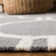 Rodgers Hand Woven Flat Weave Wool/Cotton Geometric Rug in Gray/Ivory