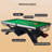 Solid Wood Standard 9'Pool Table