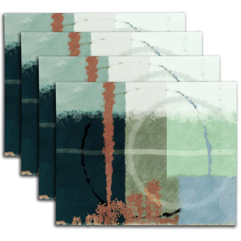 Napperon abstrait en polyester