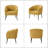 Cadie Modern Boucle Armchair with Metal Legs-104290520