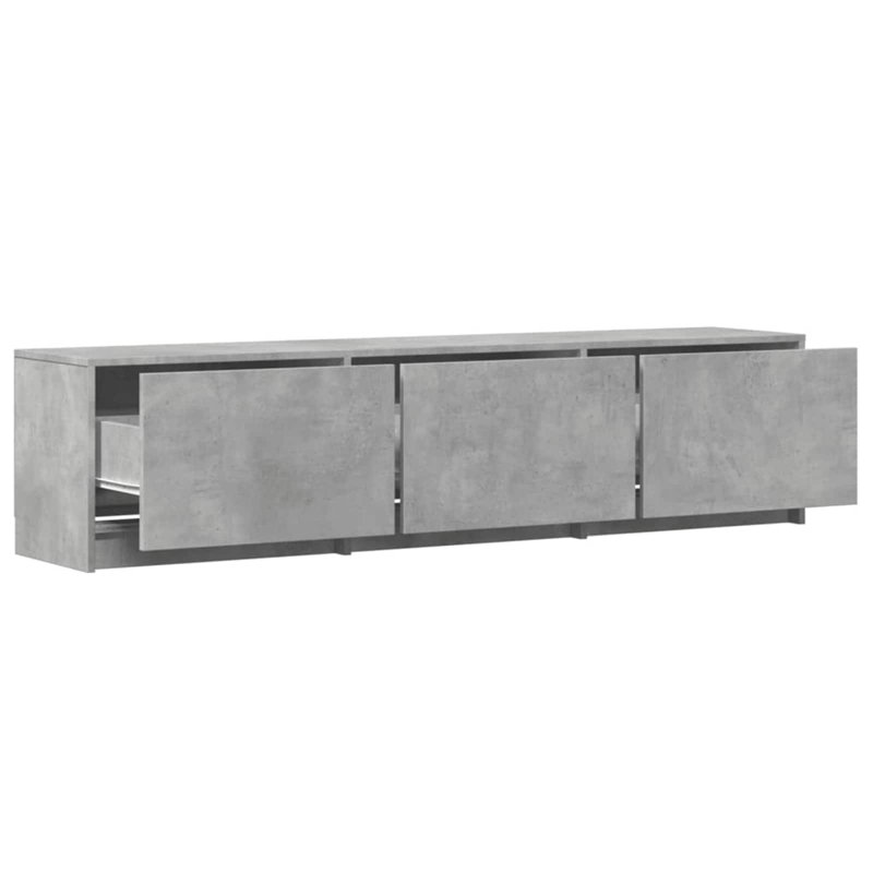 Unfinished TV Stand, 40cmH x 165cmL x 34cmW, Grey