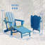 Chaise de foyer d'extérieur pliante, ensemble de 2 chaises Adirondack, chaise d'extérieur pour foyer d'extérieur-1399199263