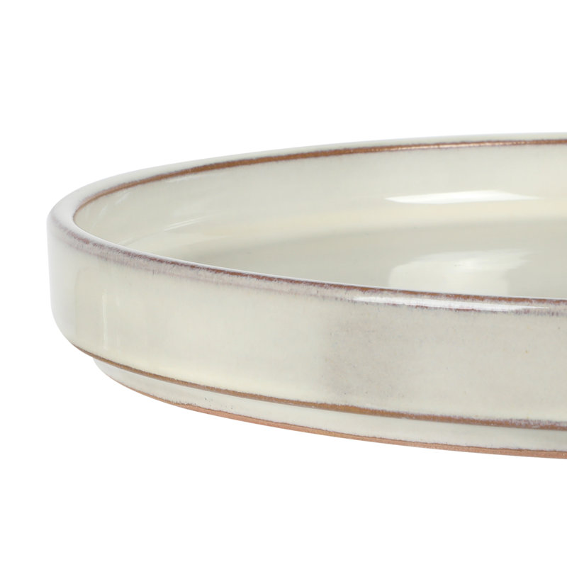 Santorini Terracotta Dinnerware Set - Service for 4, Moonstone White