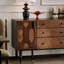 Buffet rétro en bois massif
