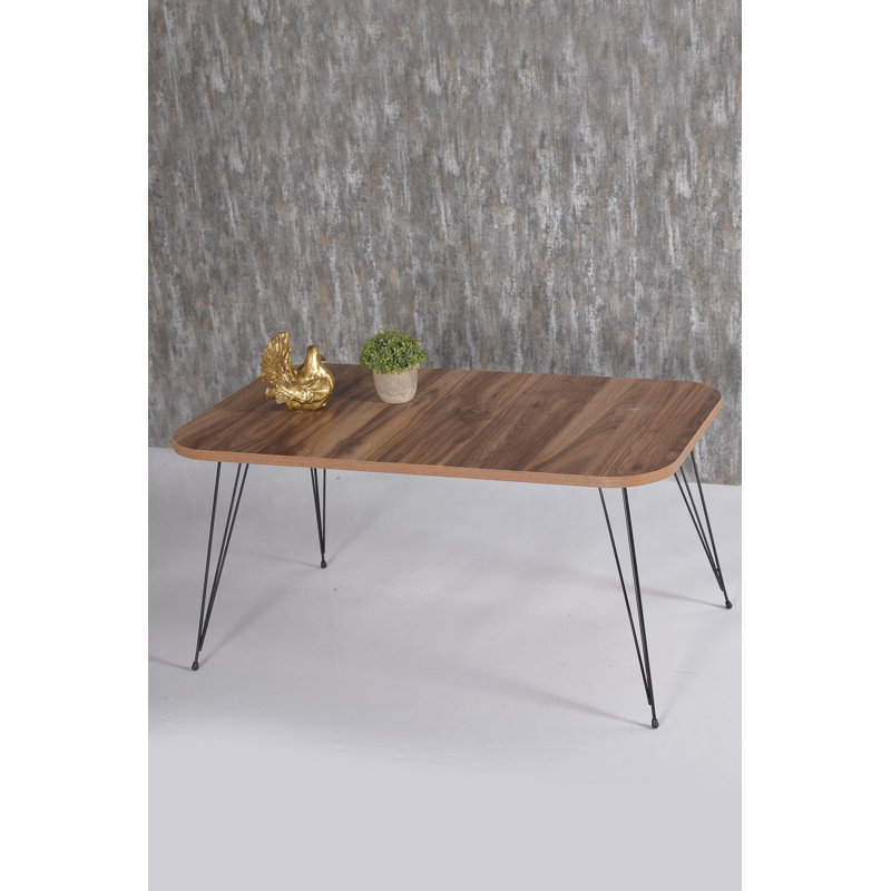 Santino Living Room Table Set, Walnut