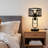 2- Light 19" Industrial Metal Table Lamp