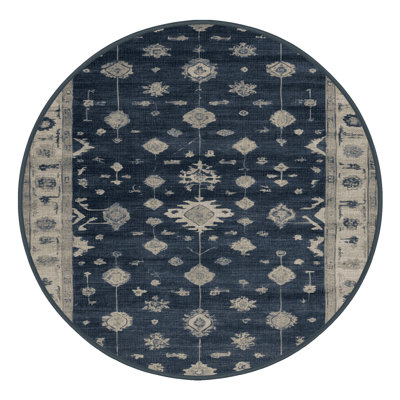 Machine Washable Overdyed Gray Area Rug