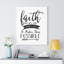 Faith Makes Them Possible - Wrapped Canvas Print-942262608
