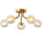 Keari Glass Semi Flush Mount