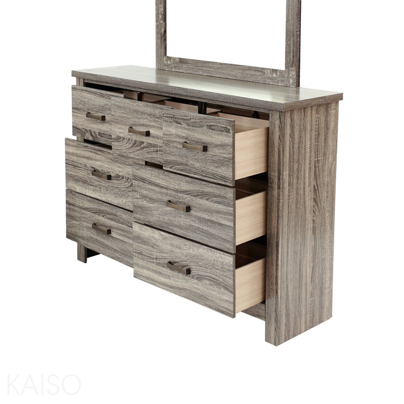 Commode en chêne gris