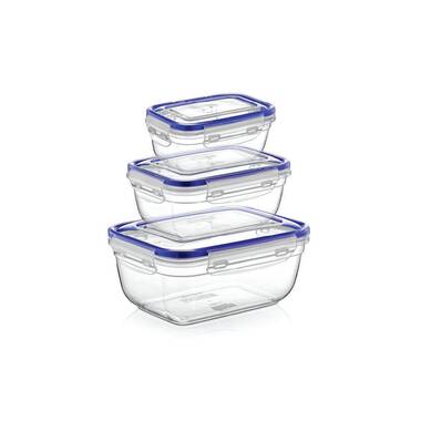 Superio Rectangle Sealed Containers Set of 3