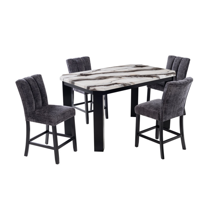 Ensemble de table et tabouret de bar Magaly