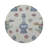 Royal Delft Purissima Round Beaded Placemat Smooth