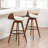 Joeanne Faux Leather Swivel 26'' Counter Stool-1384594851