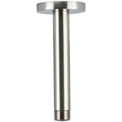 Round 4.75" Shower Arm Ceiling Mounted Black