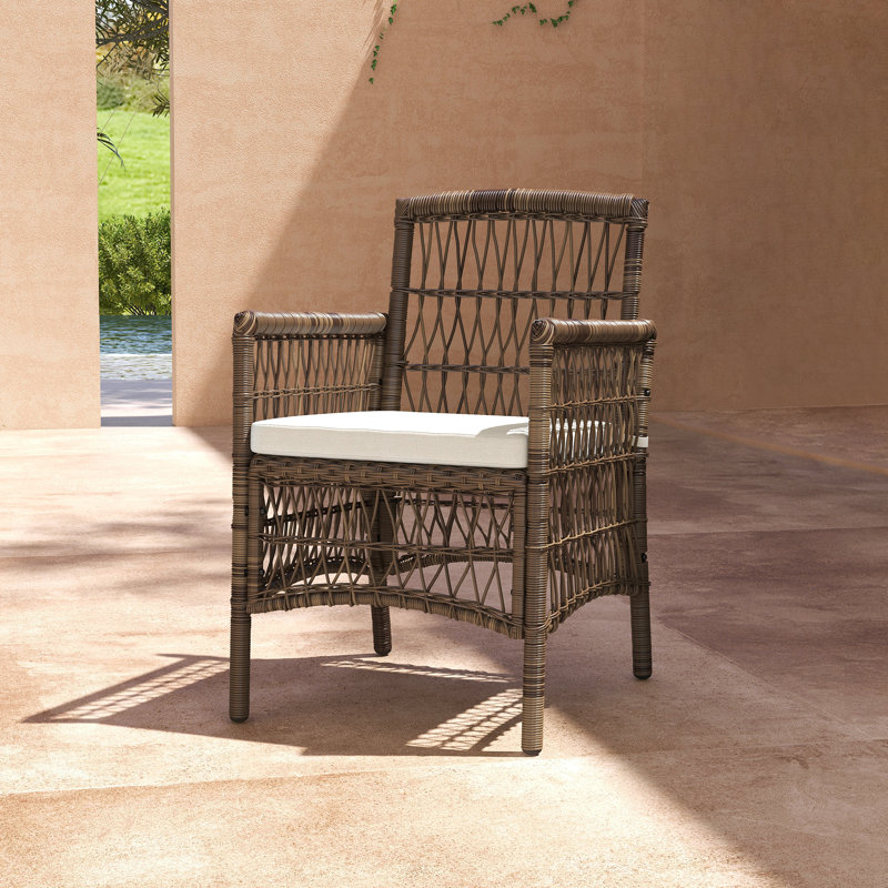 Arzoi Patio Dining Armchair with Cushion