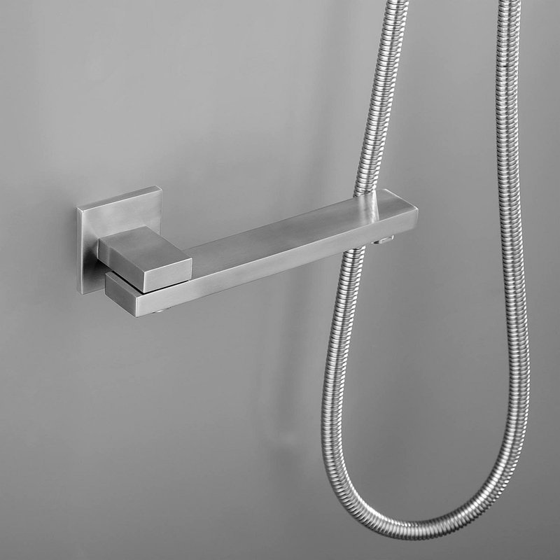 10" Rain Shower Head Systems Wall Mounted Shower, Brushed Nickel