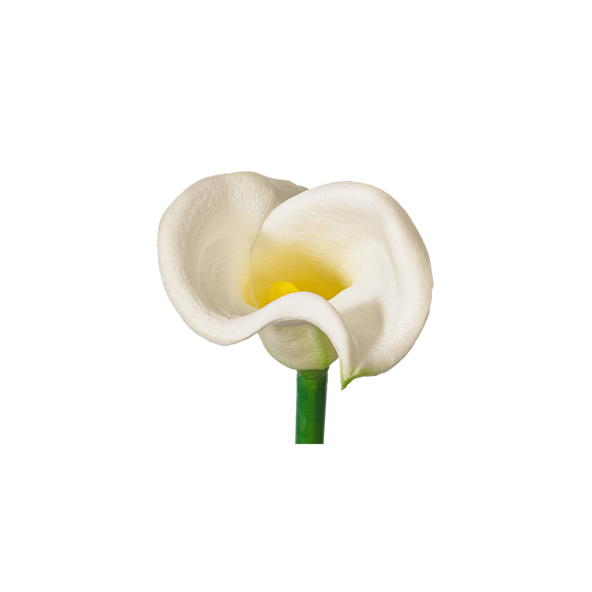 26" Artificial Calla Lily Stem, White, 26" H x 3" W x 3" D