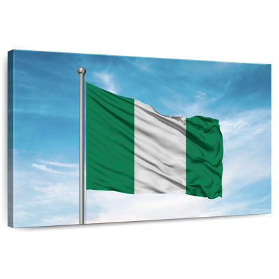 Hoisted Nigerian Flag