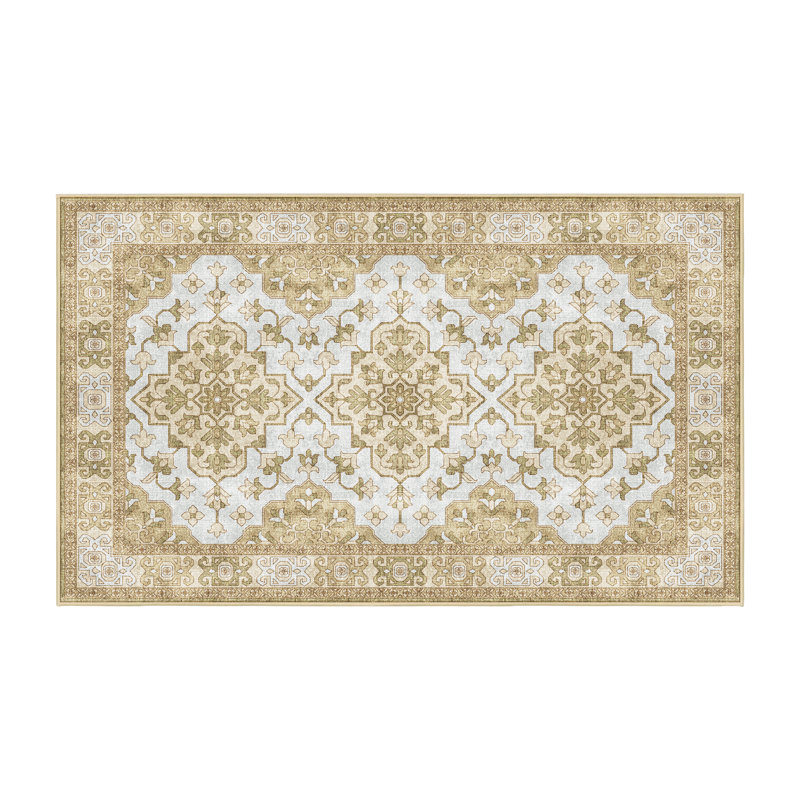 Flemke Hand Loomed Washable Oriental Indoor Rug, Runner 2' x 5'