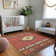 Premium Machine Washable Yamen AMF179 Spice Rug in , Spice