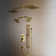Crozet Pressure Balance Shower System with Dual Shower Head and Hand Shower with Slide Bar (Valve Included)