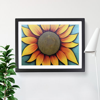 Mind Blowing Sunflower - Framed Print