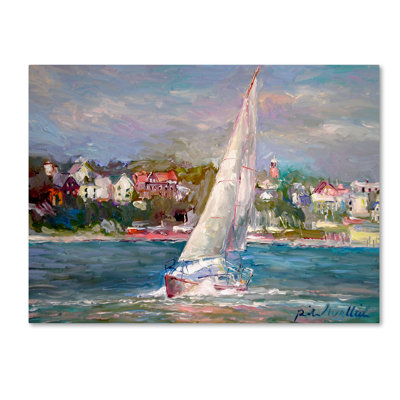 'Art Sail' Print on Wrapped Canvas
