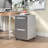 2-Drawer Mobile File Cabinet with Lock, All-Steel Metal Storage on 360° Wheels, Fully Assembled for Home and Office Use-55694480