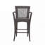 Tabouret de bar 46 po en osier (ensemble de 2)