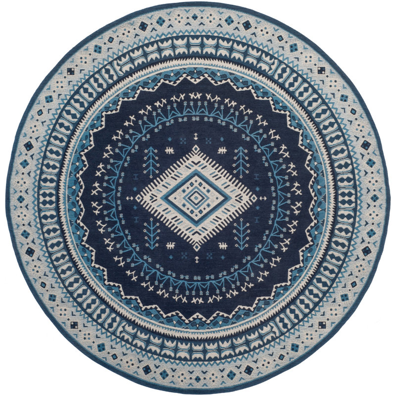 Baumgartner Performance Southwestern Rug, Round 6'