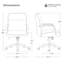 Fauteuil de conférence pivotant en similicuir moderne avec mécanisme d'inclinaison-1049890600