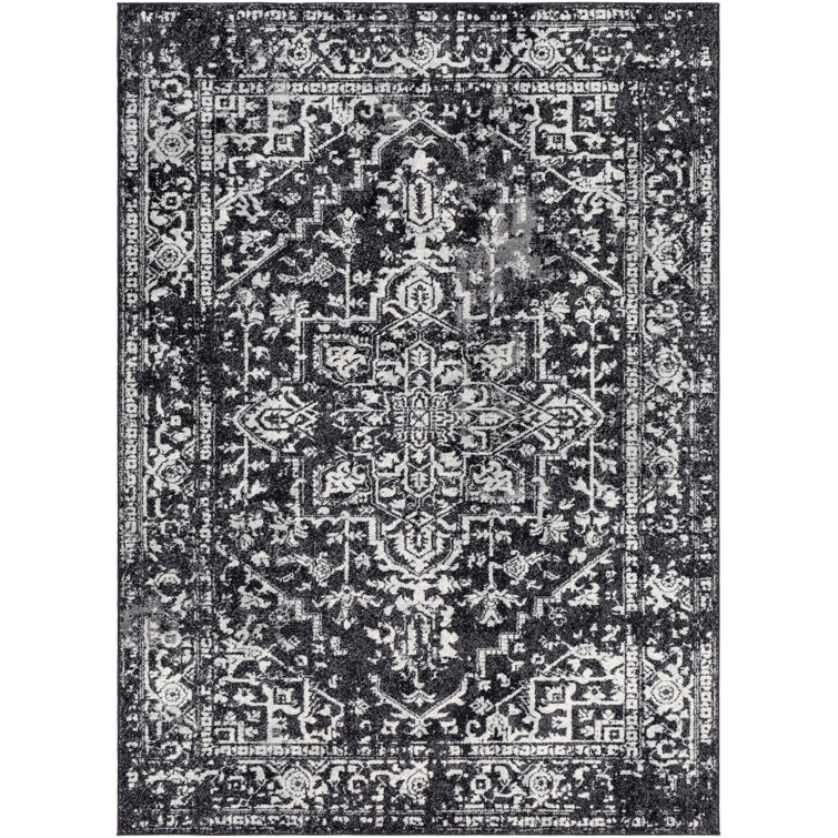 Adelia Machine Woven Oriental Area Rug