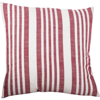 Elwen Striped Cotton Throw Pillow