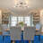 Dorae 6 - Light Dimmable Sputnik Modern Linear Chandelier Semi Flush Mount Ceiling Light-88051560