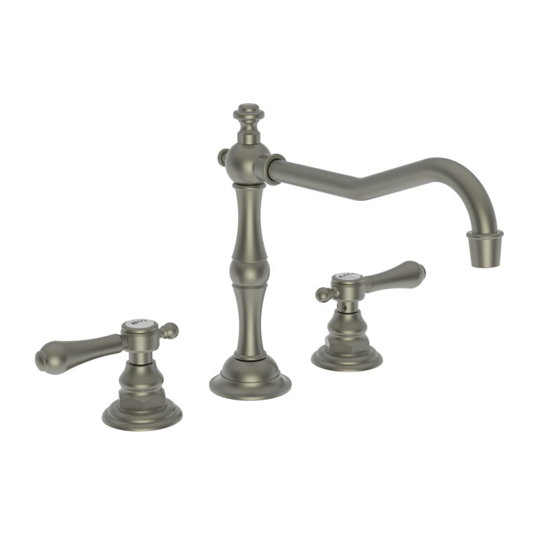 Chesterfield Double Handle Kitchen Faucet, Lever, Oil Rubbed Bronze