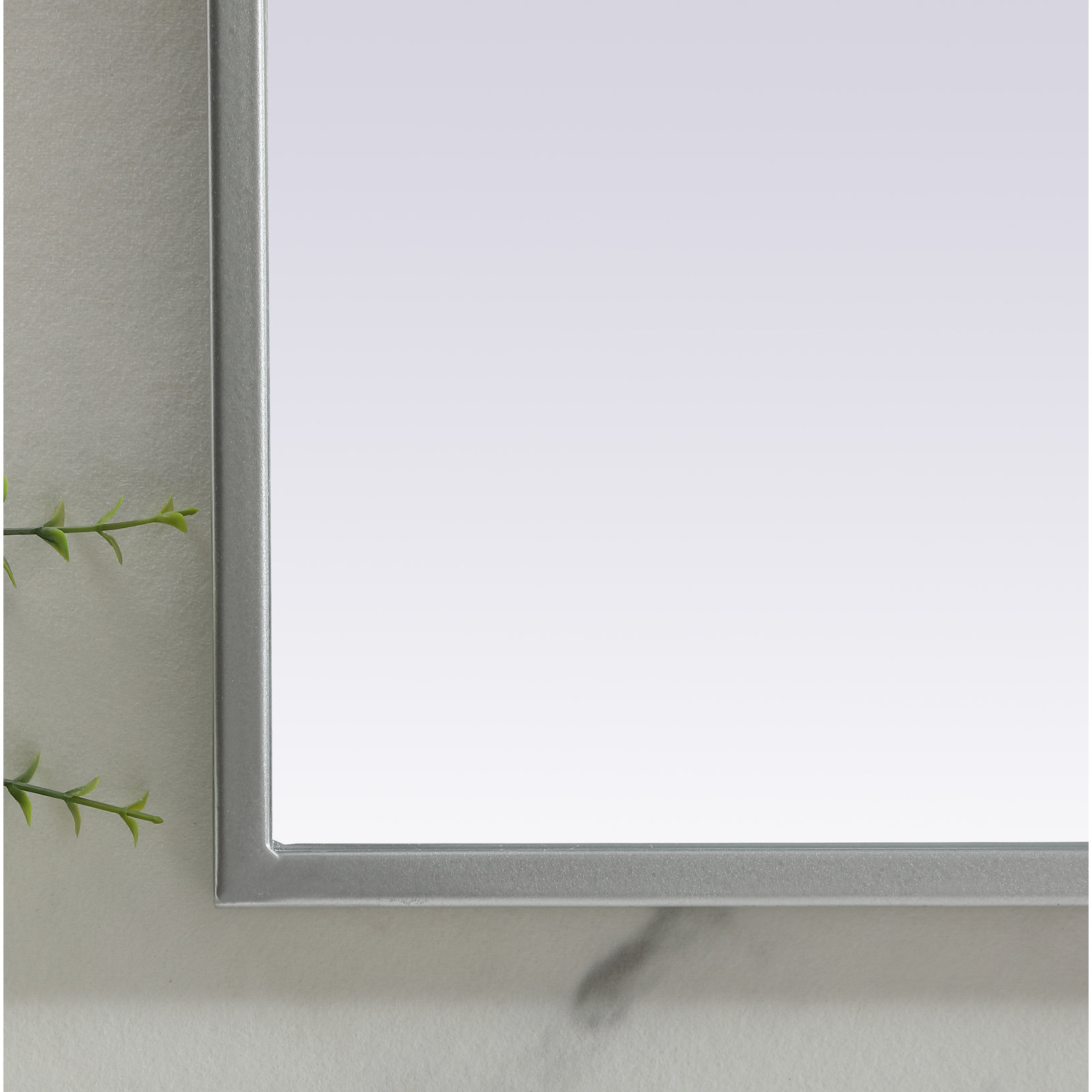 Sabine 42" Accent Mirror, Silver, 30" x 36"