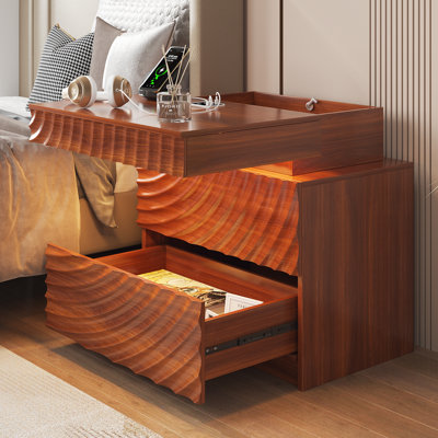 60cm W Bedside Table