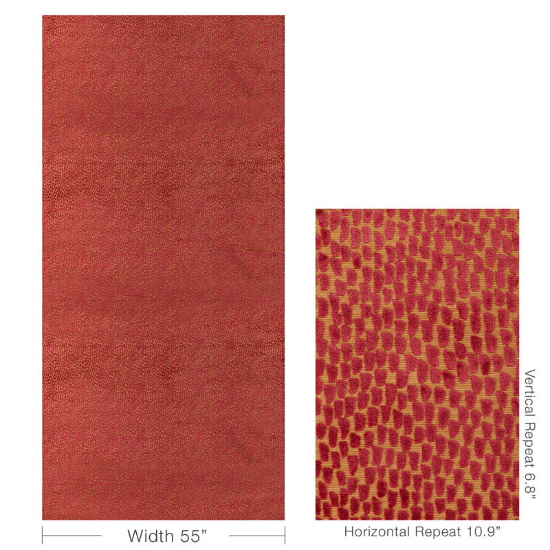 Gem Fabric, Orange