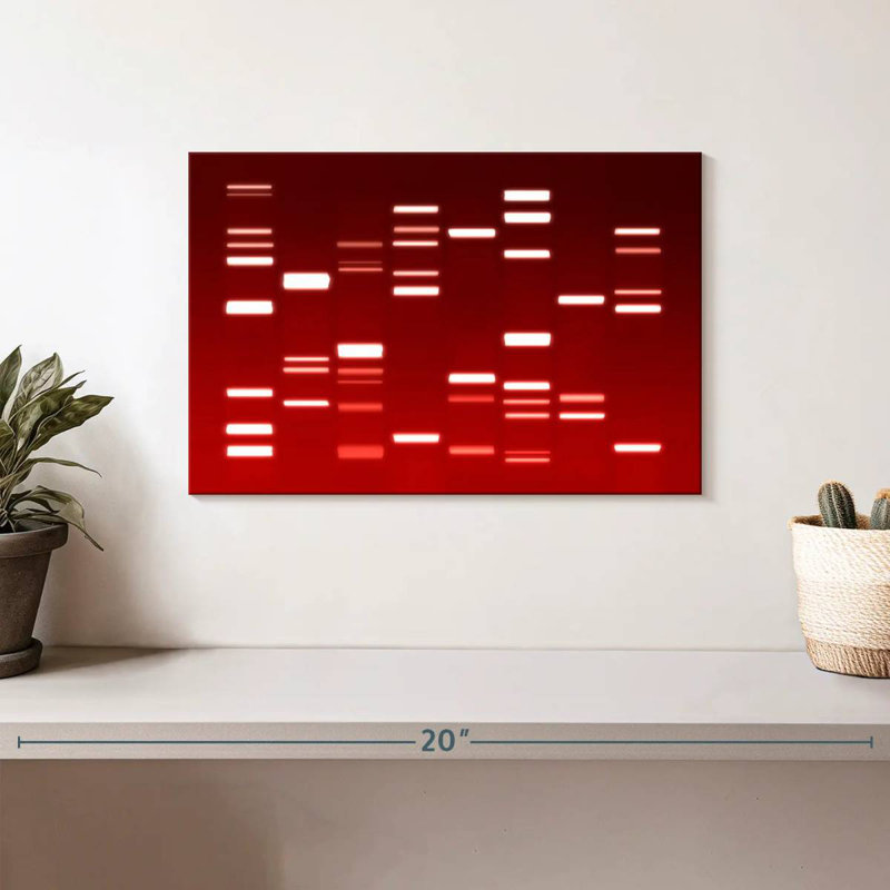 Keiri DNA Red, 8" H x 12" W