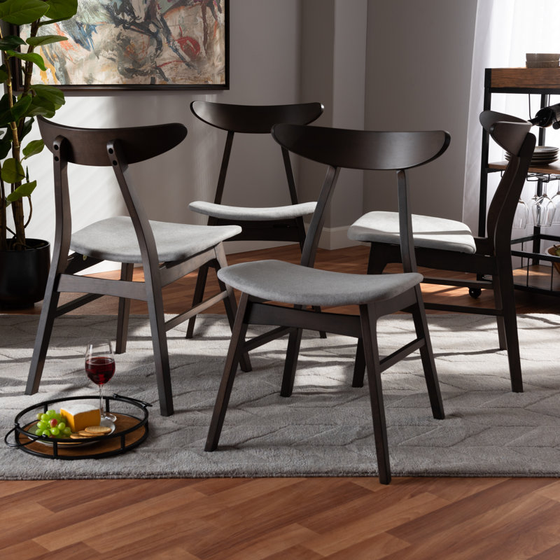 Chikamara 17.91'' H Upholstered Side Chair, Light Gray