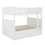 Bunk Bed With Trundle And Guardrails-1364203569