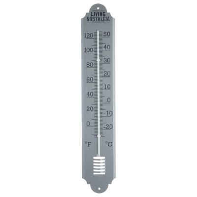 Living Nostalgia Outdoor Wall Thermometer