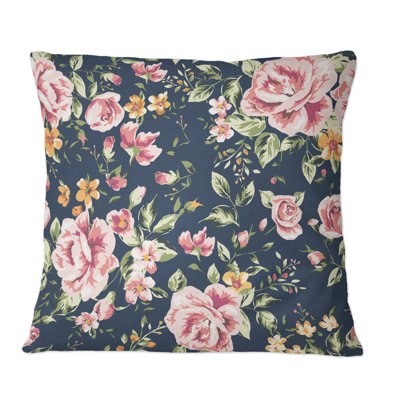 Floral Throw Pillow