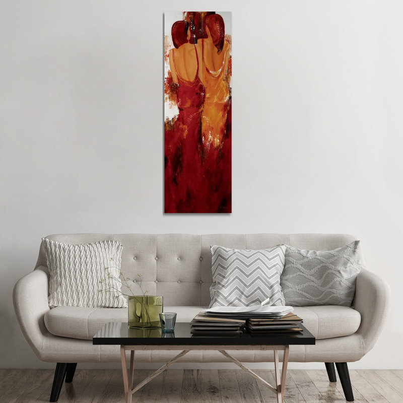 Deux by Mieke Chantrel - Wrapped Canvas Panoramic Gallery-Wrapped Canvas Giclée, 152.4 cm H x 50.8 cm W x 1.91 cm D