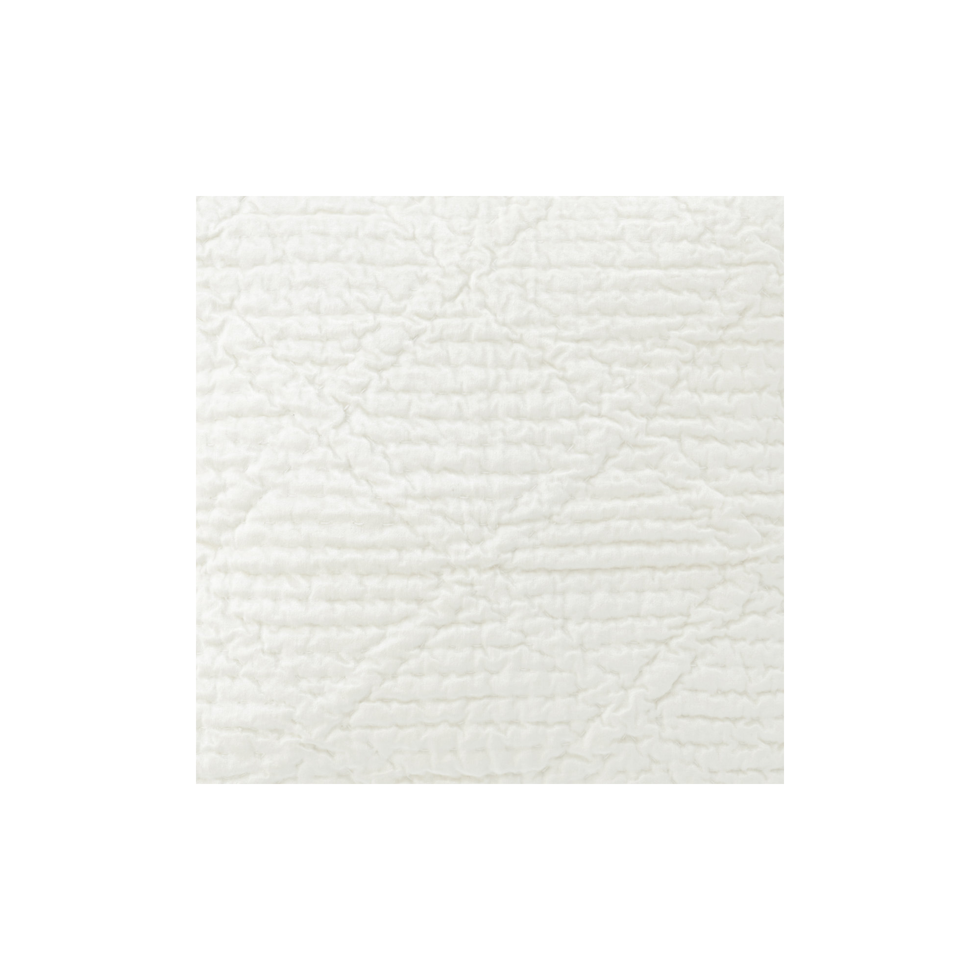 Parisienne Velvet Quilt, King Quilt, Dove White