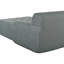 Spacieux et modulaire en forme de L - 2 pièces, gris, design minimaliste, aucun assemblage requis, grand en 2 rembourrage en mousse requis, à la mode et confortable-121117433