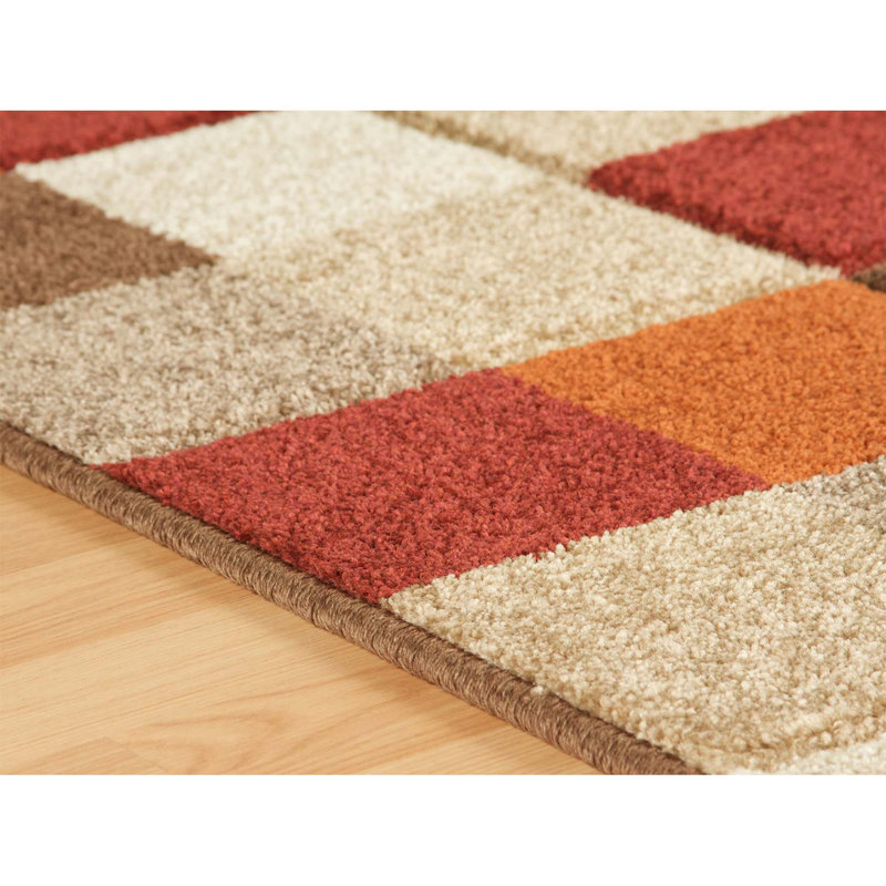 Melstone Geometric Area Rug, Rectangle 80 x 150cm