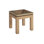 Newport Glass Top End Table