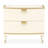 La Terrazza Nightstand, Large - Creamy Pearl